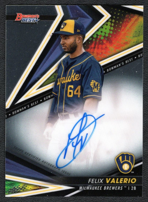 2022 Bowman's Best #B22-FV Felix Valerio Autograph