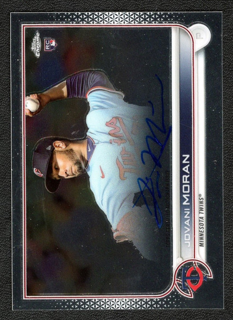 2022 Topps Chrome #RA-JMO Jovani Moran Rookie Autograph