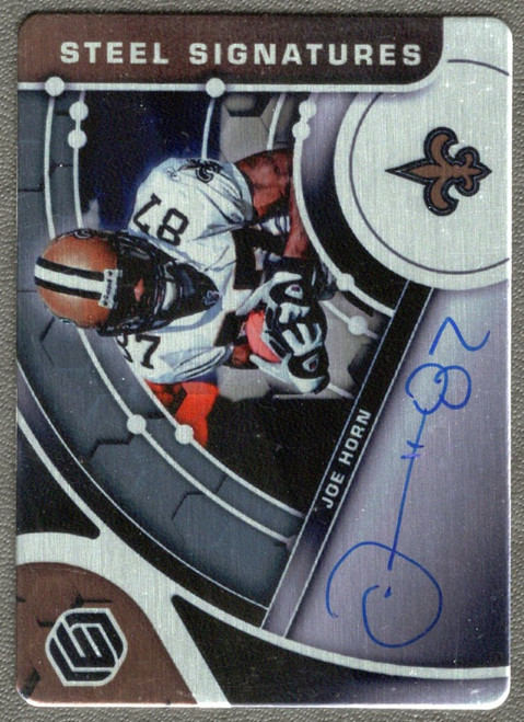 2022 Panini Elements #SS-JH Joe Horn Steel Signatures Autograph 35/35