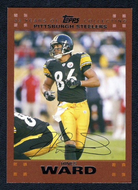 2007 Topps #174 Hines Ward Copper 1727/2007