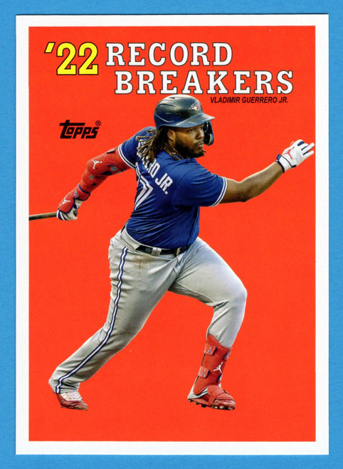 2023 Topps Series 2 #RB-9 Vladimir Guerrero Jr. Oversized Topps Record Breakers Boxloader