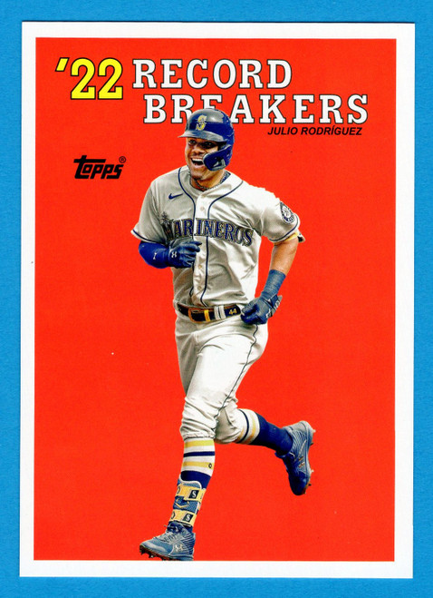 2023 Topps Series 2 #RB-12 Julio Rodriguez Oversized Topps Record Breakers Boxloader