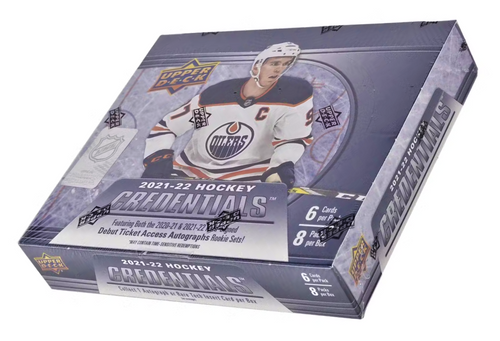 2021/22 Upper Deck Credentials Hockey Hobby Box