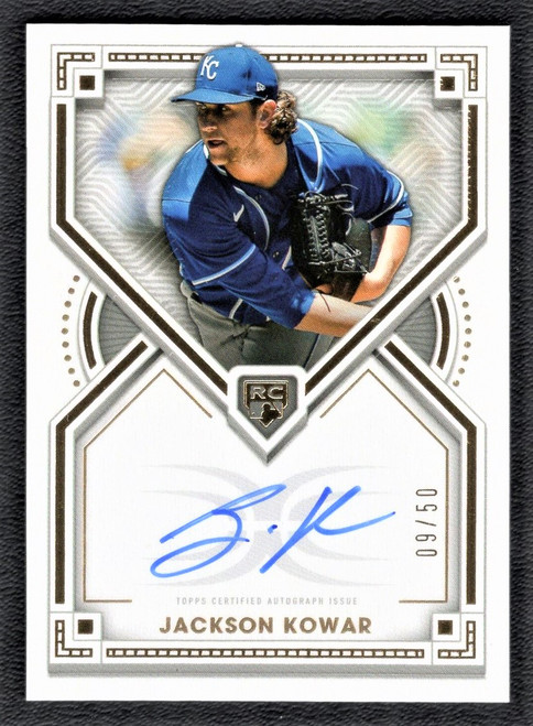 2022 Topps Definitive #DRA-JKO Jackson Kowar Rookie Autograph 09/50