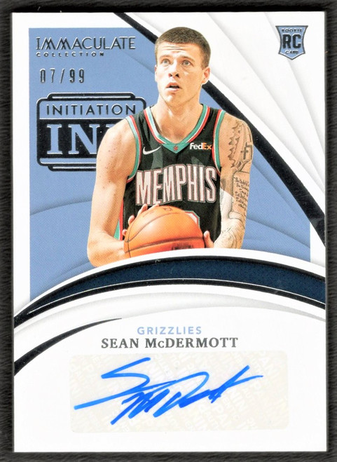 2020/21 Panini Immaculate #INI-SEA Sean McDermott Initiation Ink Rookie Autograph 07/99