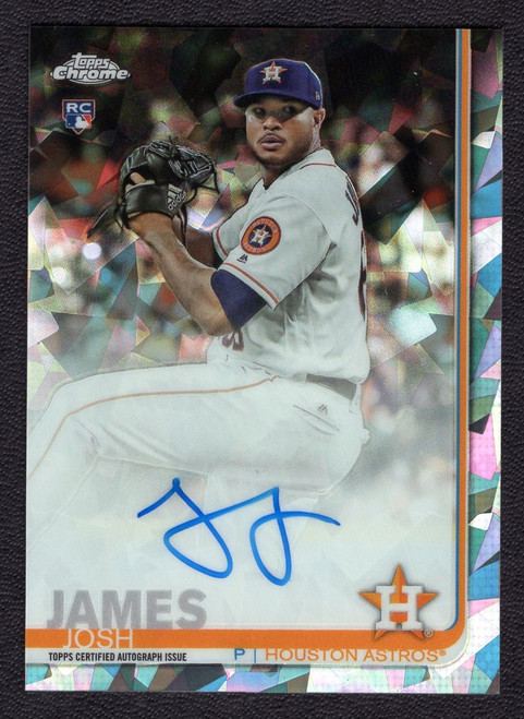 2019 Topps Chrome Sapphire #CSA-JJ Josh James Rookie Autograph