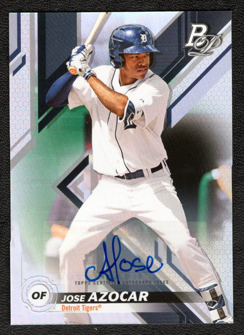 2019 Bowman Platinum #TOP-29 Jose Azocar Prospect Autograph