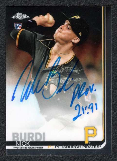 2019 Topps Chrome #RA-NB Nick Burdi Rookie Autograph