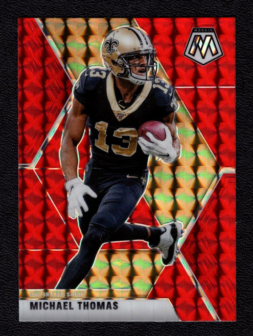 2020 Panini Mosaic #143 Michael Thomas Red Prizm