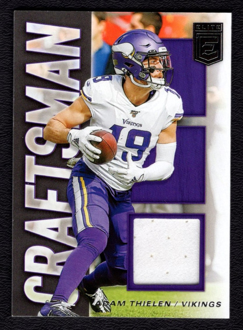 2020 Panini Donruss Elite #CJ-AT Adam Thielen Craftsman Jersey Relic