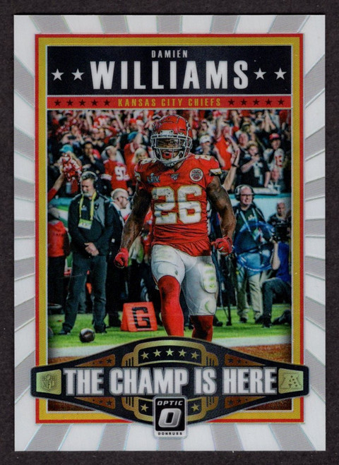 2020 Panini Donruss Optic #CH-2 Damien Williams The Champ Is Here Holo Prizm