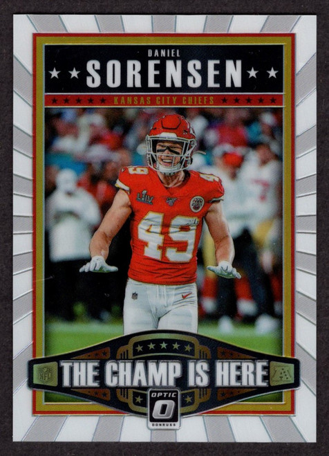 2020 Panini Donruss Optic #CH-15 Daniel Sorensen The Champ Is Here Holo Prizm