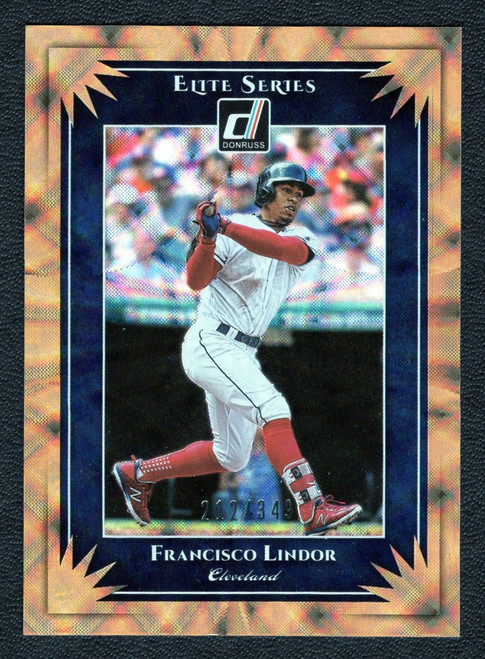 2019 Panini Donruss #ES9 Francisco Lindor Elite Series Bronze Parallel 212/349