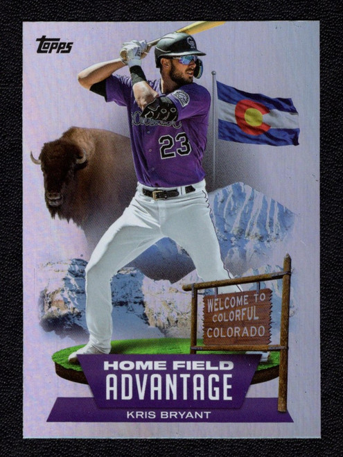 2022 Topps Update #HA-27 Kris Bryant Home Field Advantage 