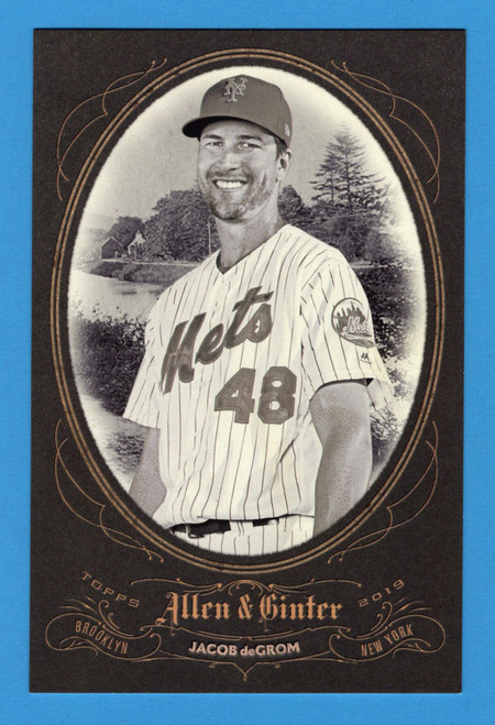 2019 Topps Allen & Ginter #BL-9 Jacob DeGrom A&G Cabinet Boxloader (#2)