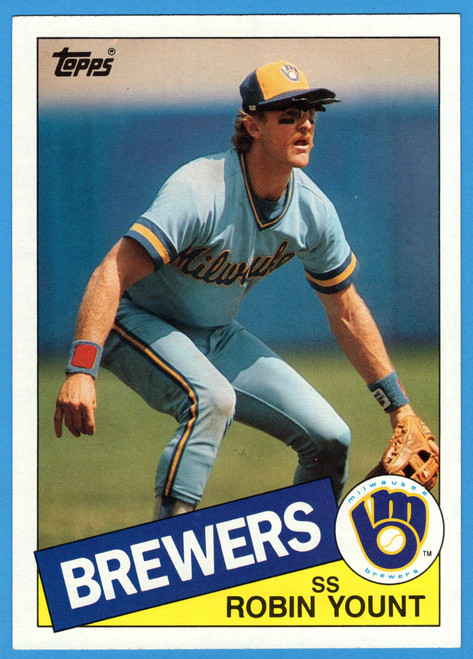 1985 Topps Super #37 Robin Yount (Oversized)