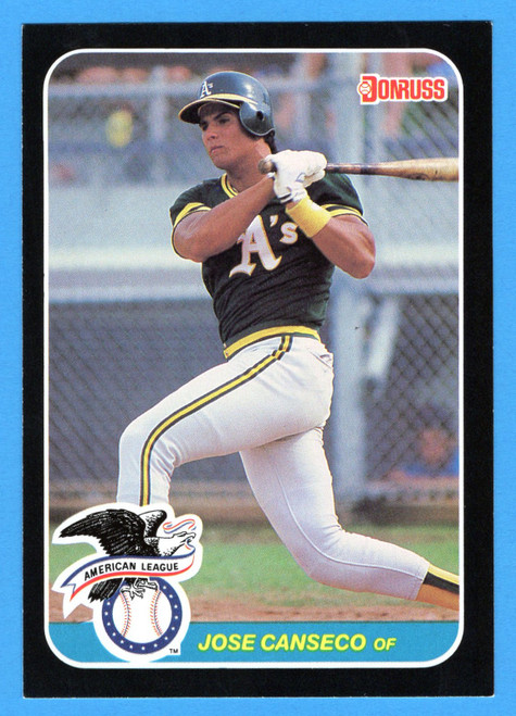 1987 Donruss All-Stars #21 Jose Canseco (Oversized)
