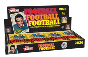 NEW 2026 Topps HERITAGE FOOTBALL - Full Hobby CASE BREAK: 12-box Random ...