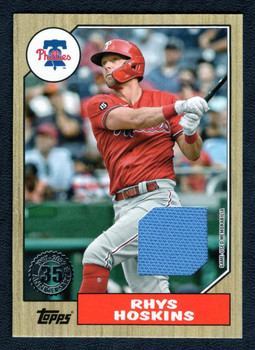 2020 Topps Chrome #184 Rhys Hoskins Blue Refractor 113/150 - The Baseball  Card King, Inc.