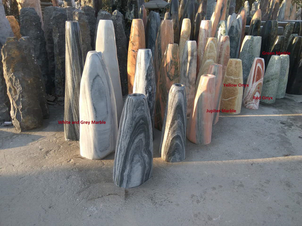 Drilled Pillar Fountains - Polished