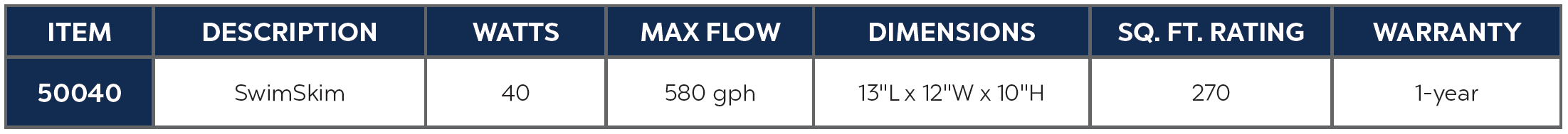 Oase's SwimSkim is an in-pond skimmers remove surface debris before it can settle to the bottom of the pond.