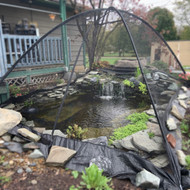 Easy to install pond netting