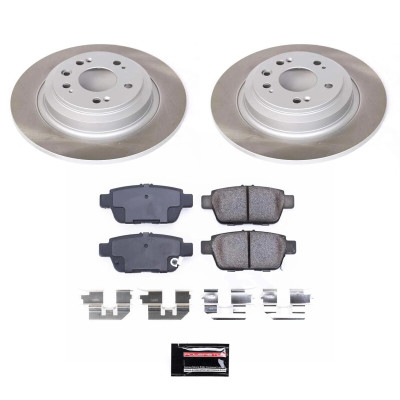 Power Stop 09-14 Acura TL Rear Semi-Coated Rotor Kit - SC5854 PSBSC5854 PowerStop