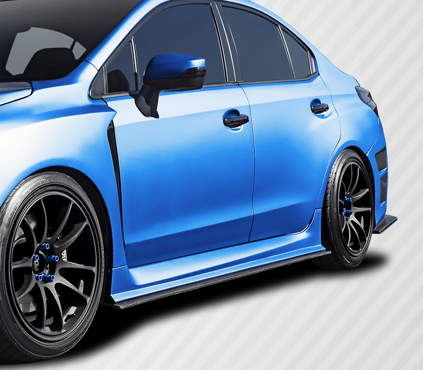 2015-2020 Subaru WRX Carbon Creations NBR Concept Side Splitters - 2 Piece (S)