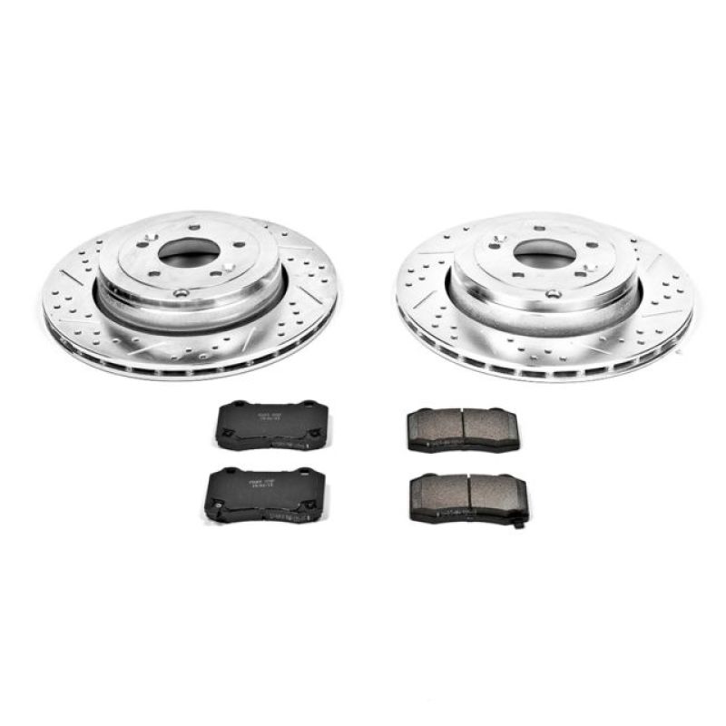 Power Stop 10-16 Hyundai Genesis Coupe Rear Z23 Evolution Sport Brake Kit - K6165