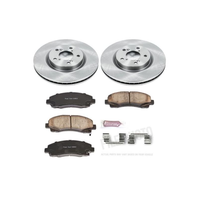Power Stop 09-14 Acura TL Front Autospecialty Brake Kit - KOE5855