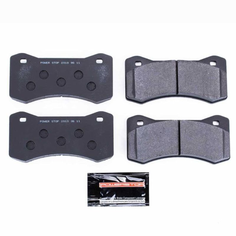 Power Stop Aero 4/6 Radial Mount Track Day SPEC Brake Pads - PSA-R42A