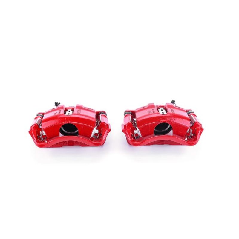 Power Stop 91-95 Acura Legend Front Red Calipers w/Brackets - Pair - S1462