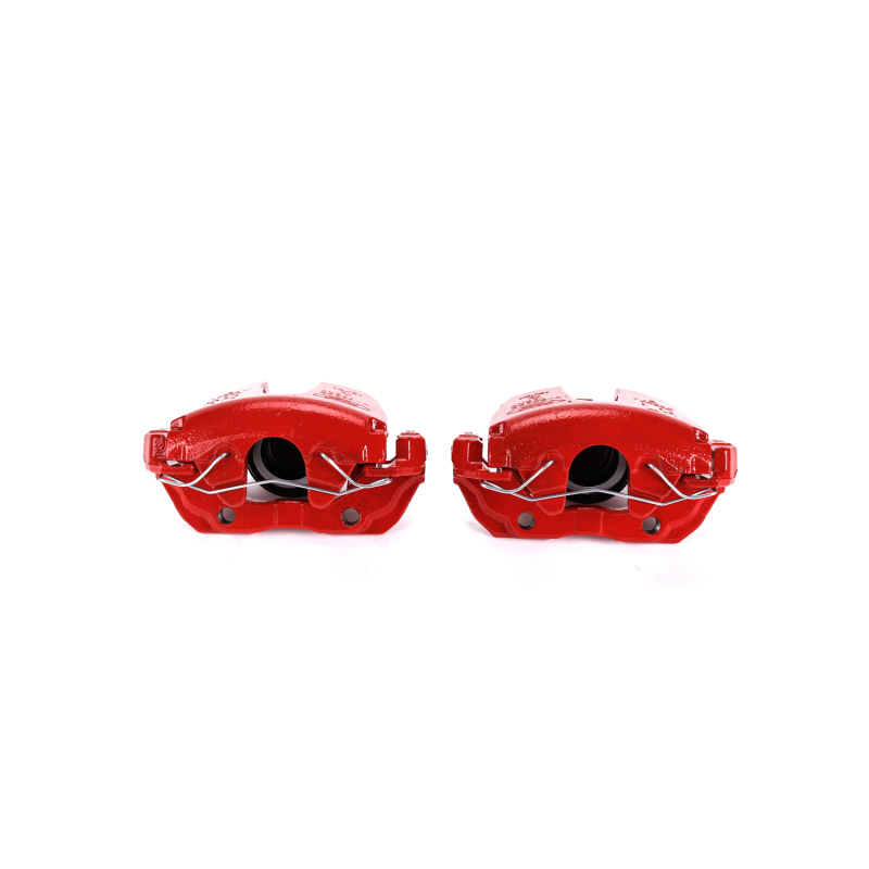 Power Stop 13-18 Ford C-Max Front Red Calipers w/Brackets - Pair - S2942D