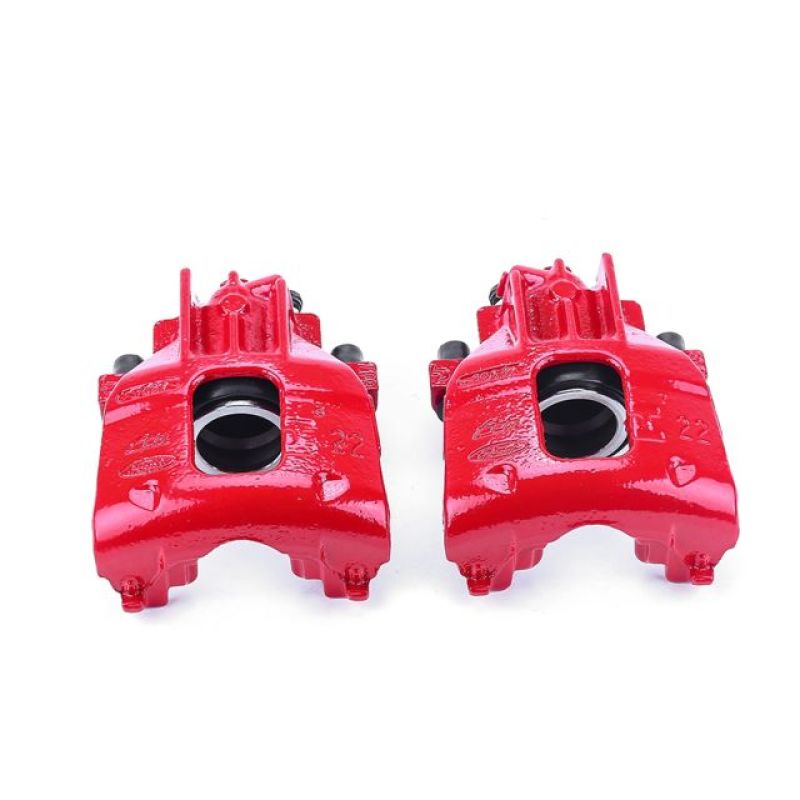 Power Stop 00-04 Ford Focus Front Red Calipers w/o Brackets - Pair - S4794