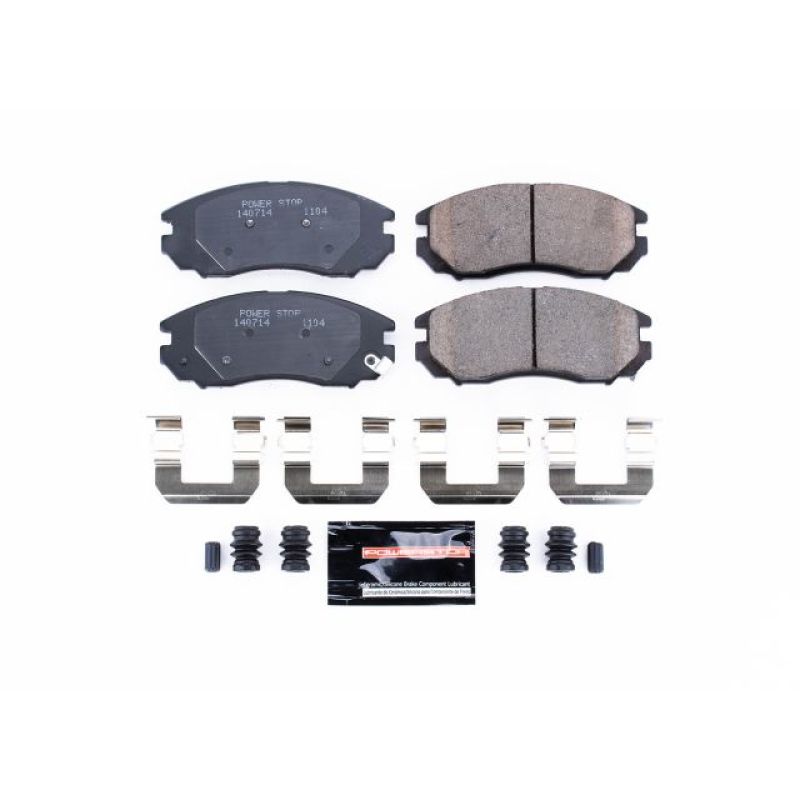 Power Stop 04-08 Hyundai Tiburon Front Z23 Evolution Sport Brake Pads w/Hardware - Z23-1104