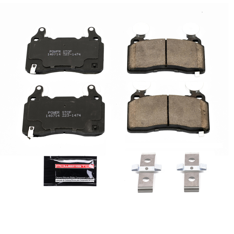 Power Stop 16-18 Cadillac CT6 Front Z23 Evolution Sport Brake Pads w/Hardware - Z23-1474
