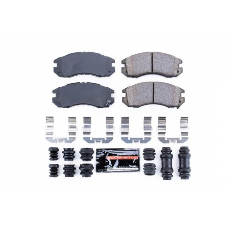 Power Stop 93-96 Subaru Impreza Front Z23 Evolution Sport Brake Pads w/Hardware - Z23-470