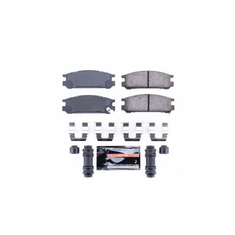 Power Stop 93-96 Subaru Impreza Rear Z23 Evolution Sport Brake Pads w/Hardware - Z23-471