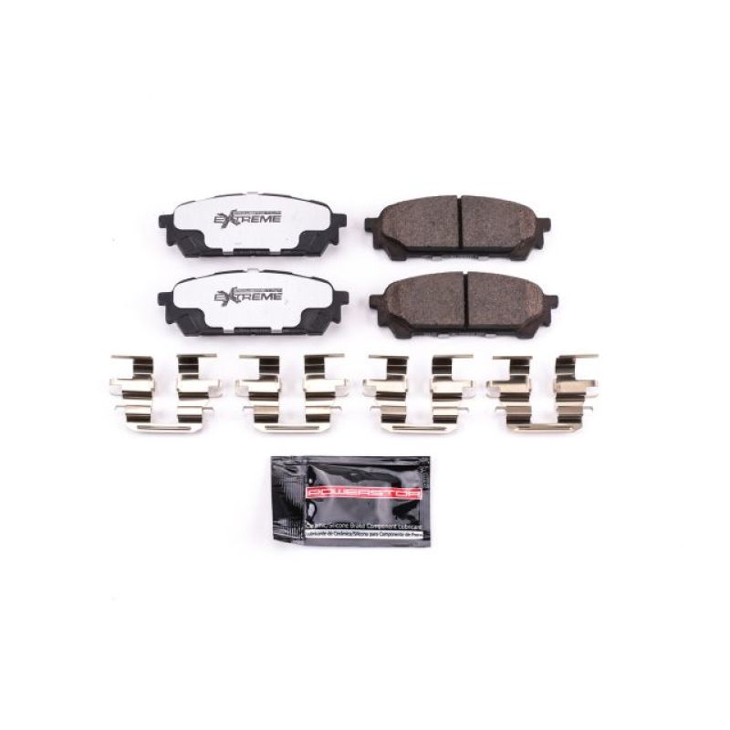 Power Stop 05-06 Saab 9-2X Rear Z26 Extreme Street Brake Pads w/Hardware - Z26-1004
