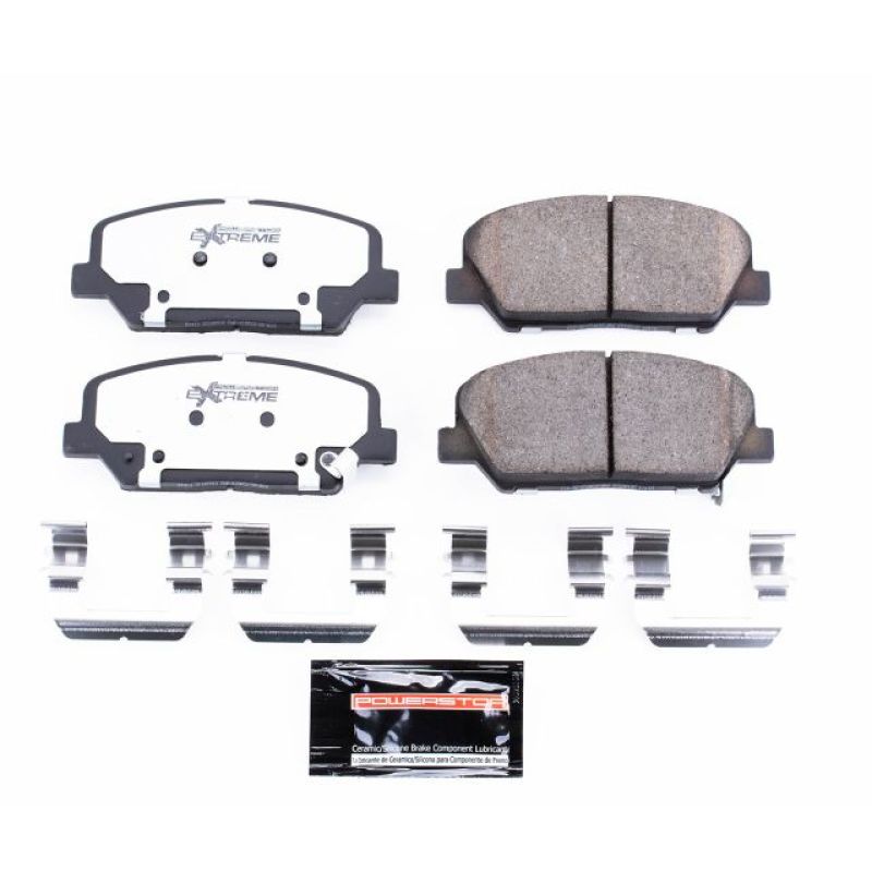 Power Stop 10-16 Hyundai Genesis Coupe Front Z26 Extreme Street Brake Pads w/Hardware - Z26-1413