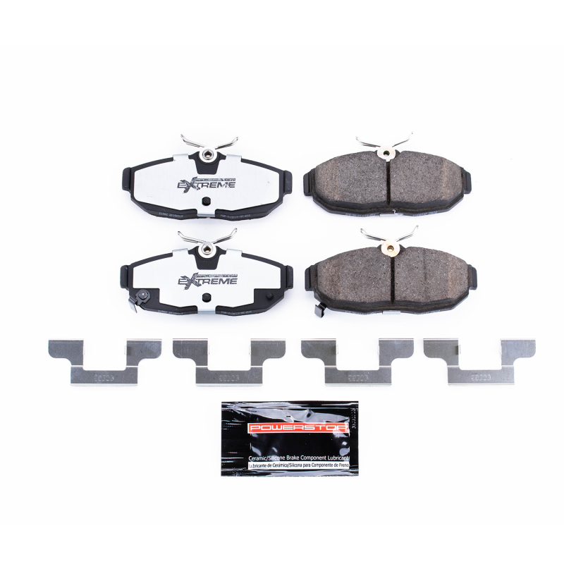 Power Stop 2012 Ford Mustang Rear Z26 Extreme Street Brake Pads w/Hardware - Z26-1562
