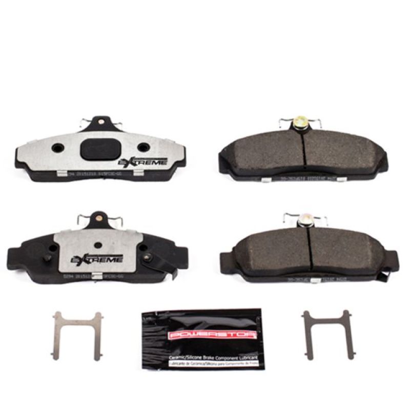 Power Stop 84-87 Chevrolet Corvette Front Z26 Extreme Street Brake Pads w/Hardware - Z26-294