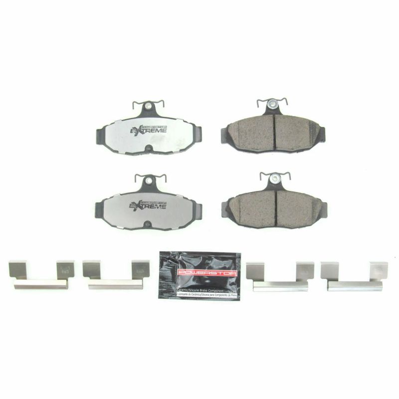 Power Stop 1993 Ford Mustang Rear Z26 Extreme Street Brake Pads w/Hardware - Z26-347