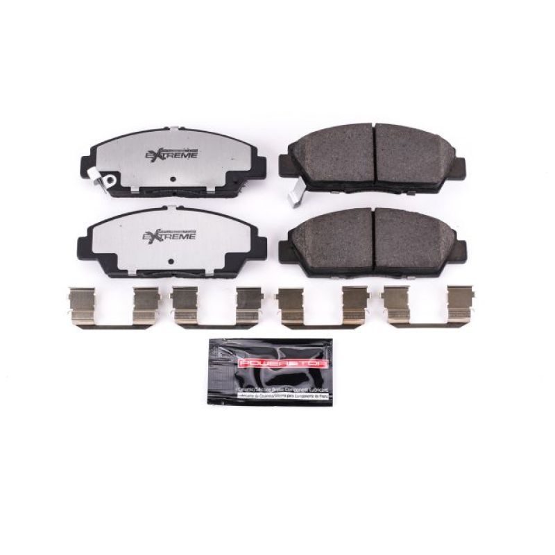 Power Stop 92-96 Honda Prelude Front Z26 Extreme Street Brake Pads w/Hardware - Z26-568