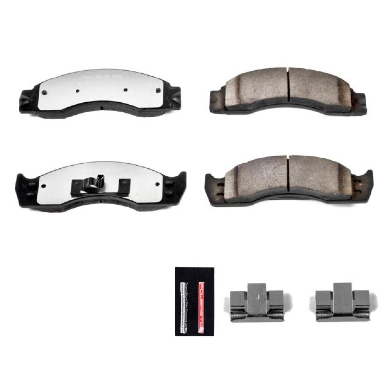 Power Stop 01-02 Ford E-450 Super Duty Front or Rear Z36 Truck & Tow Brake Pads w/Hardware - Z36-411
