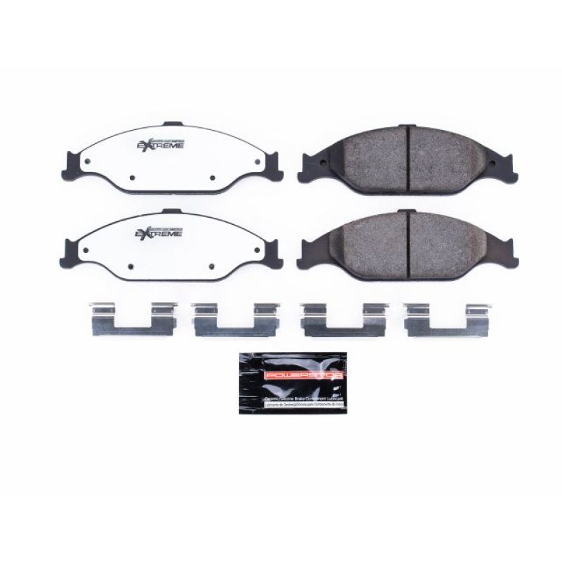 Power Stop 99-04 Ford Mustang Front Z26 Extreme Street Brake Pads w/Hardware - Z26-804