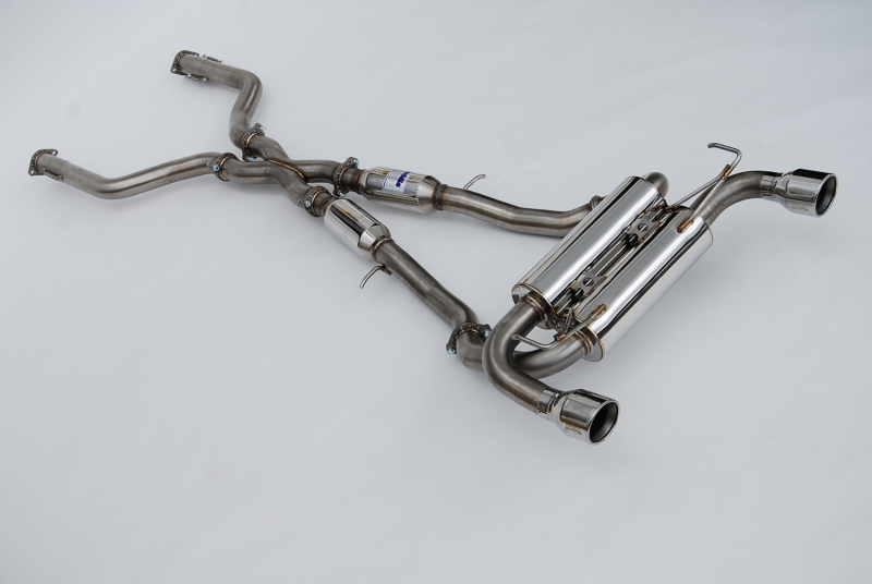 Invidia 2022+ Nissan Z 70mm Gemini Cat Back Exhaust - Rolled SS Tips - HS22N4Z7GM1RSL