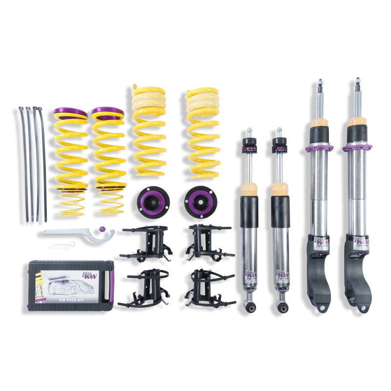 KW Coilover Kit V3 2018+ Mercedes E-Class (W213) E300/E400 4Matic Sedan w/o Electronic Dampening - 3522500B