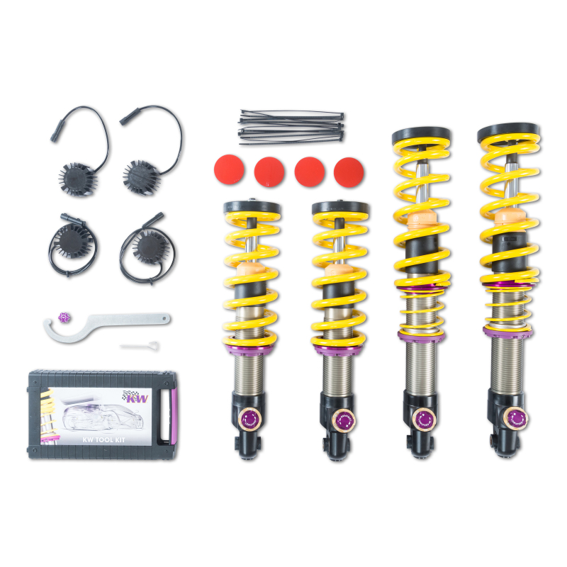 KW Coilover Kit V4 2018+ Mercedes AMG GT R Coupe (Including ESC Modules) w/ Adaptive Suspension - 3A72500C