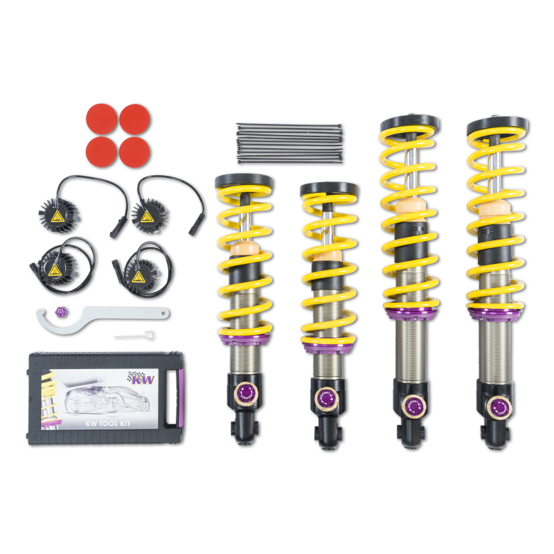 KW Coilover Kit V4 2016+ Mercedes AMG GT/GT S/GT C Coupe w/ Adaptive Suspension - 3A725085